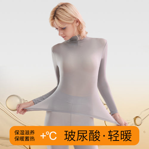 Ensemble Thermique Femme | Col Haut, Ultra-Léger & Chauffant | Hiver